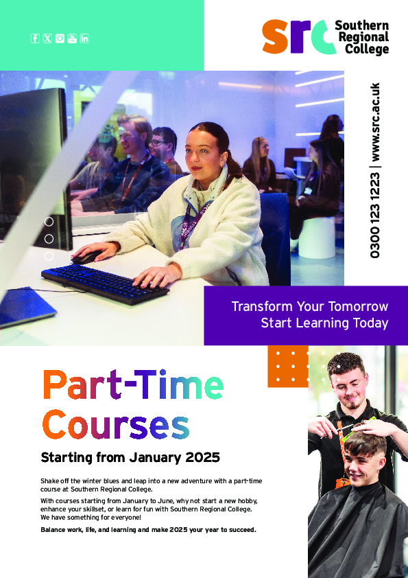 Part-Time Courses from January 2025